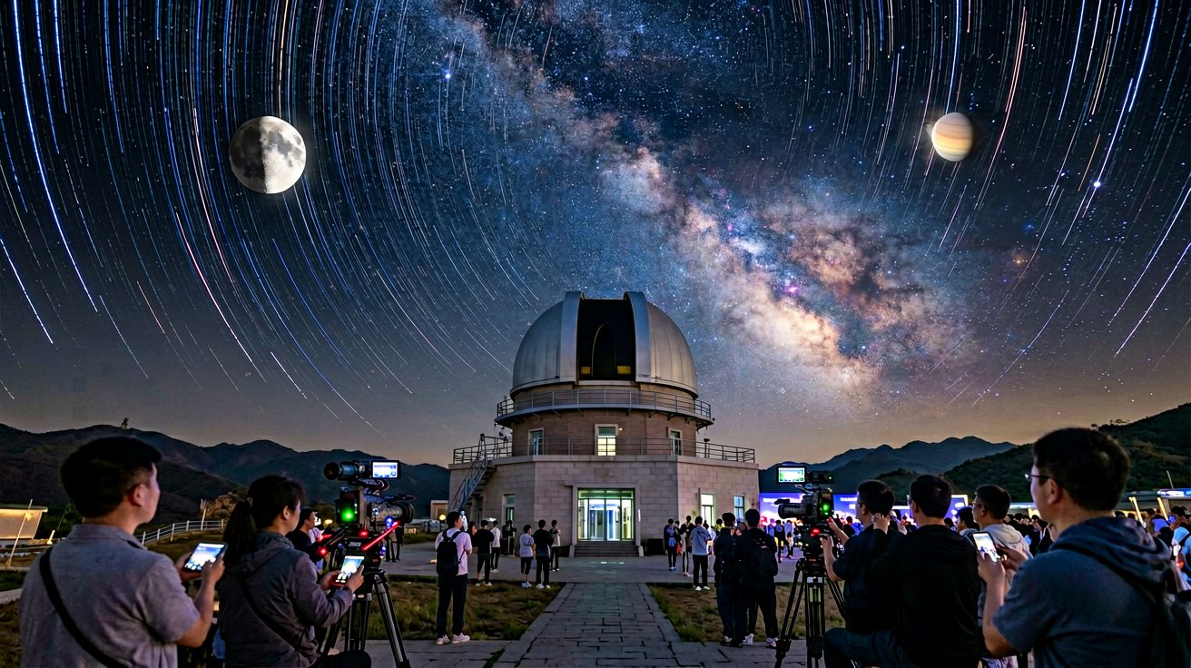 星轨下的天文台